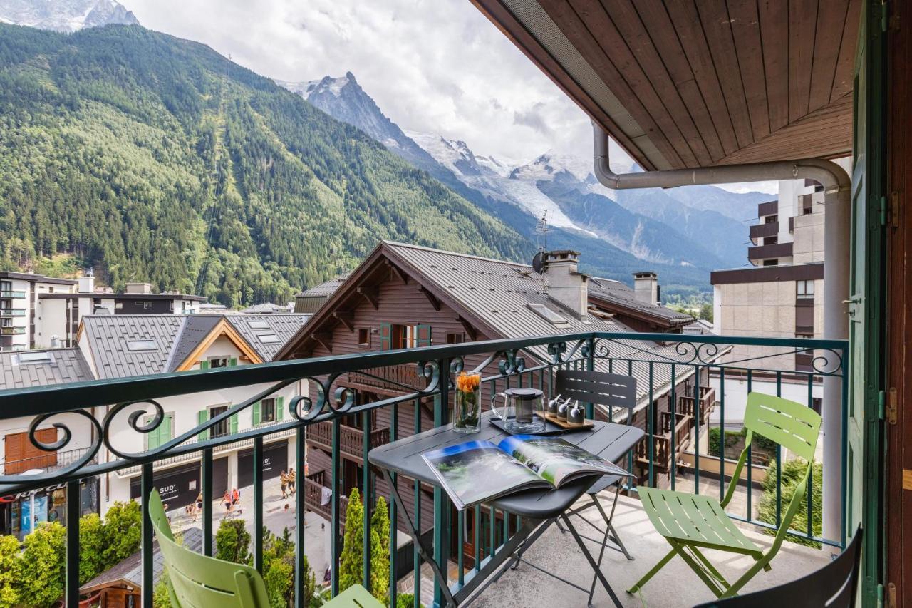 Central Duplex Apartment - Blanc Neige - Happy Rentals Chamonix Exteriör bild