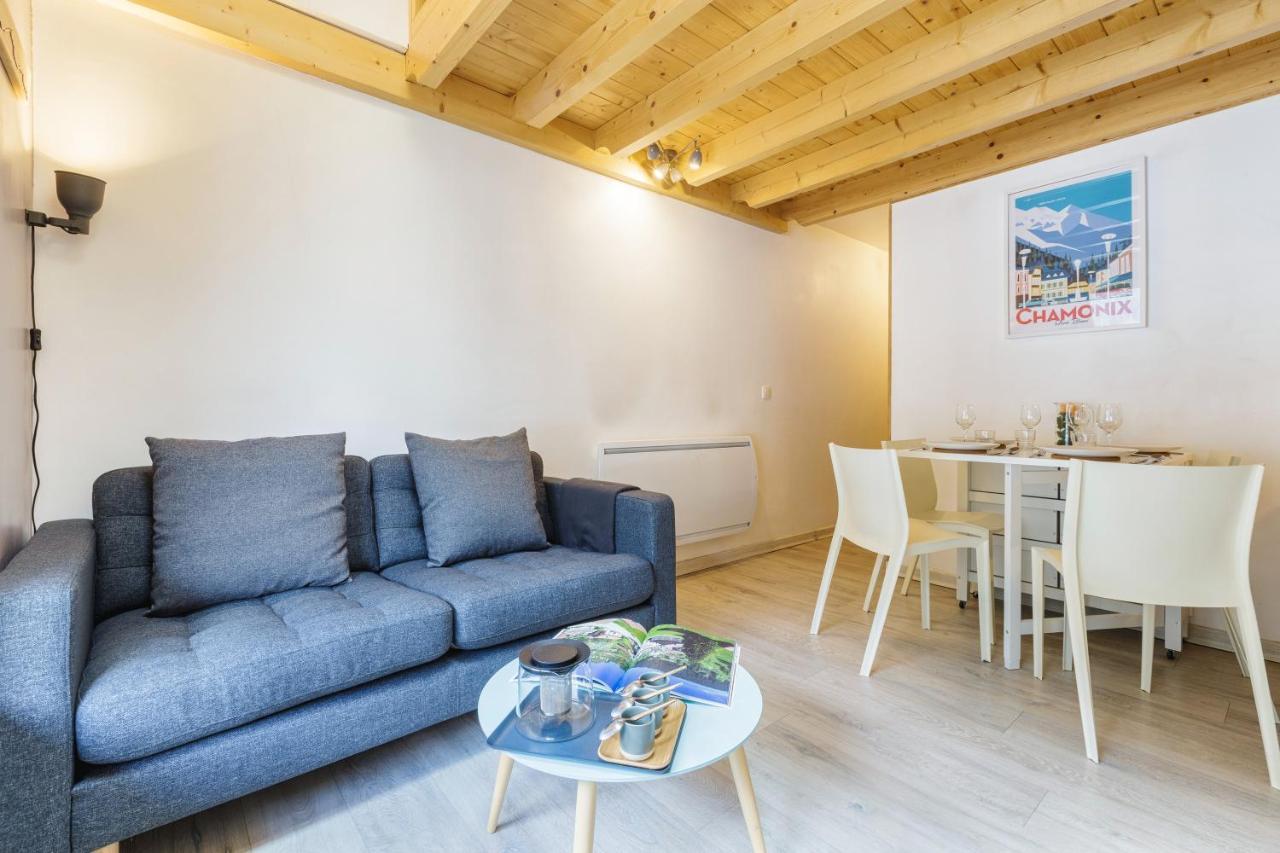 Central Duplex Apartment - Blanc Neige - Happy Rentals Chamonix Exteriör bild