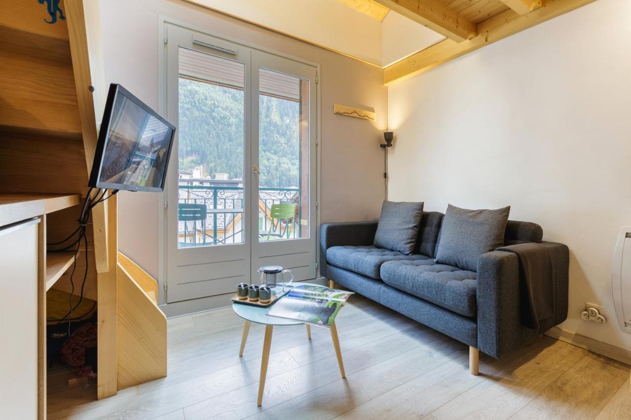 Central Duplex Apartment - Blanc Neige - Happy Rentals Chamonix Exteriör bild