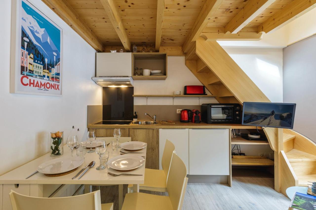 Central Duplex Apartment - Blanc Neige - Happy Rentals Chamonix Exteriör bild