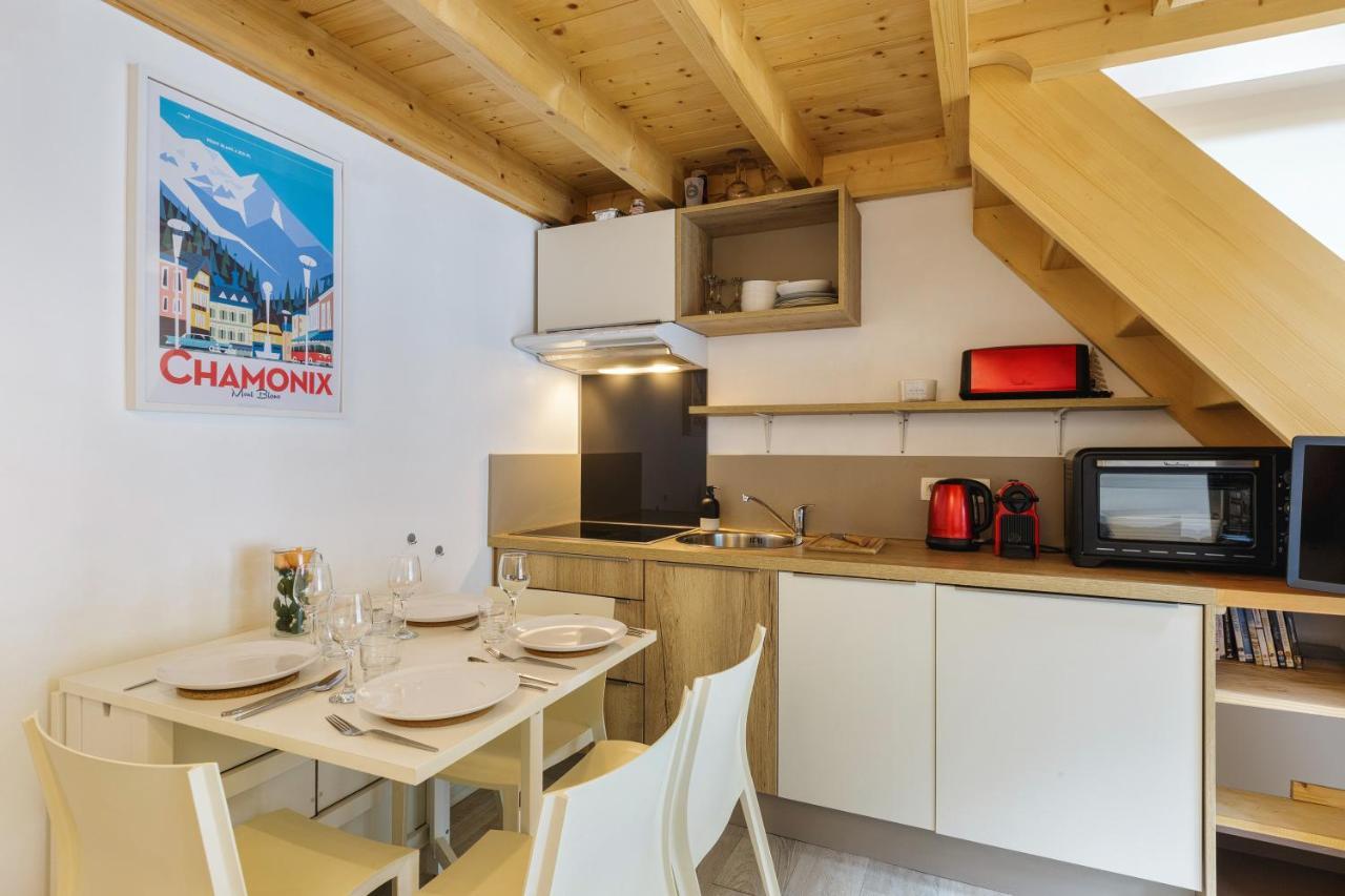 Central Duplex Apartment - Blanc Neige - Happy Rentals Chamonix Exteriör bild
