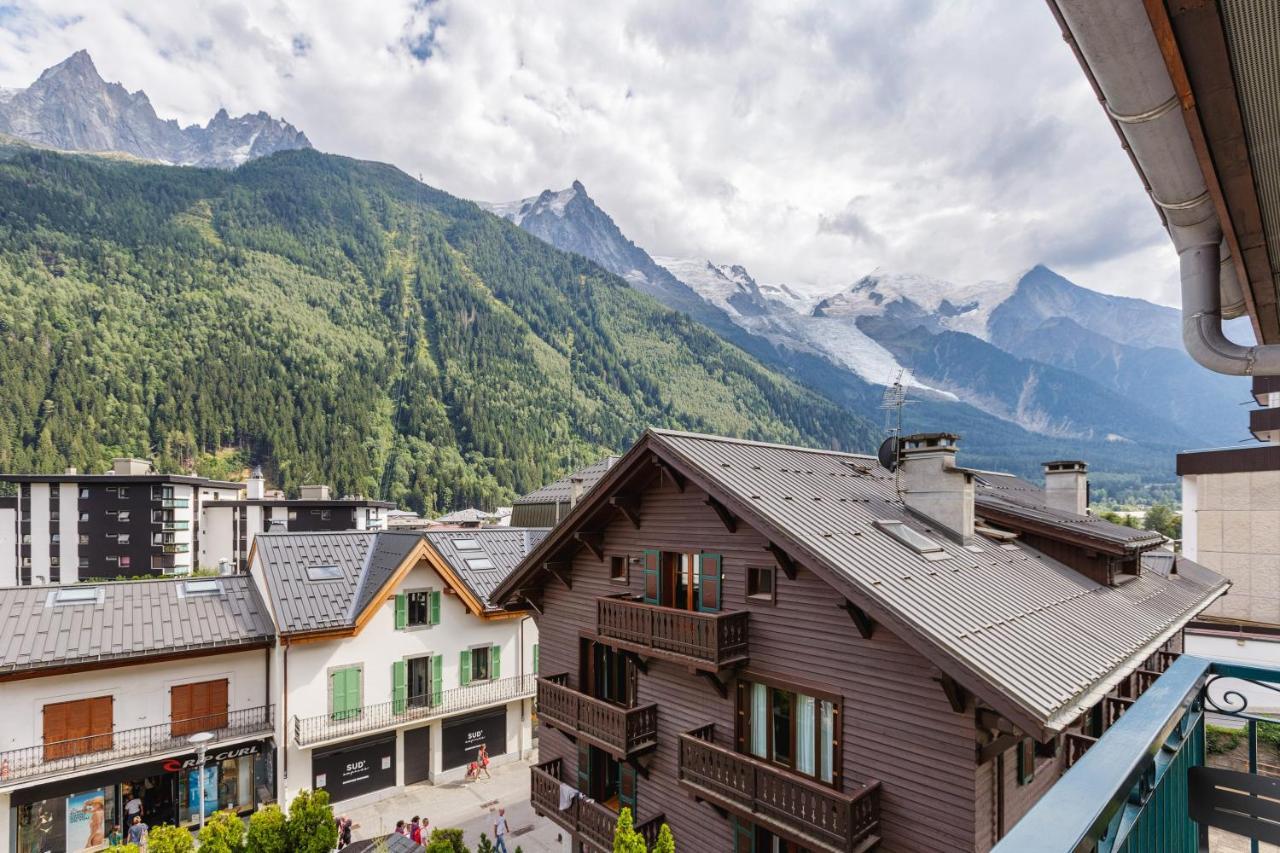 Central Duplex Apartment - Blanc Neige - Happy Rentals Chamonix Exteriör bild